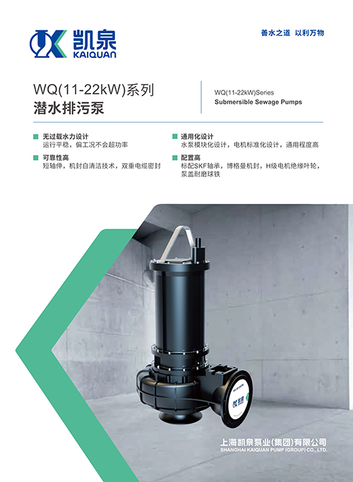 WQ(11-22kW)系列潜水排污泵