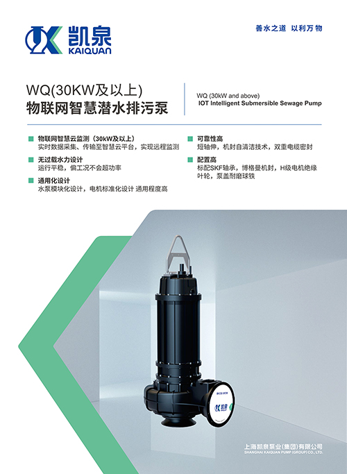 WQ（30KW及以上）物联网智慧潜水排污泵